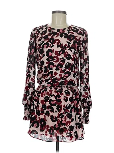Pre-owned Parker Casual Dress In Burgundy