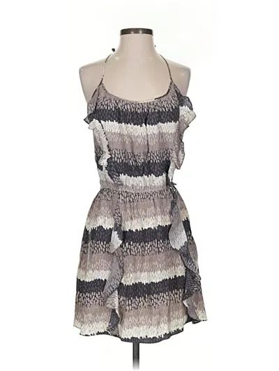 Pre-owned Parker Casual Dress In Gray