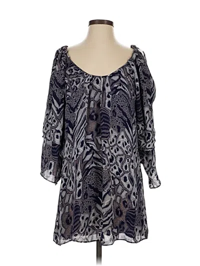 Pre-owned Parker Casual Dress In Gray