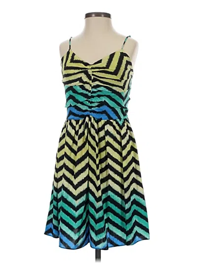 Pre-owned Parker Casual Dress In Green
