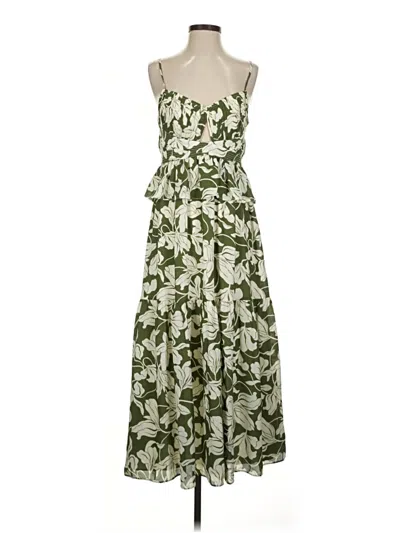 Pre-owned Parker Casual Dress In Green