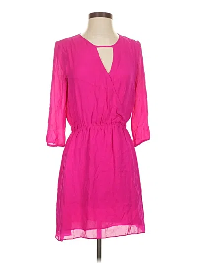 Pre-owned Parker Casual Dress In Pink