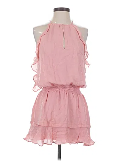 Pre-owned Parker Casual Dress In Pink