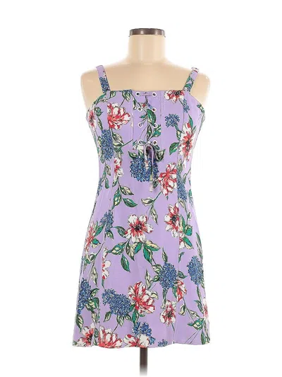 Pre-owned Parker Casual Dress In Purple