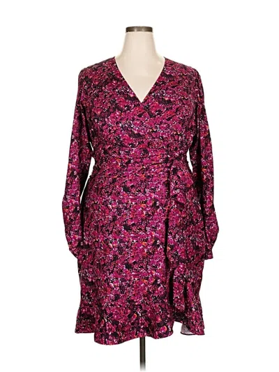 Pre-owned Parker Casual Dress In Purple