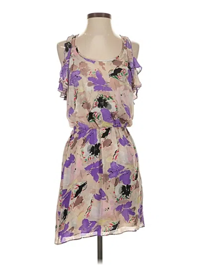 Pre-owned Parker Casual Dress In Purple