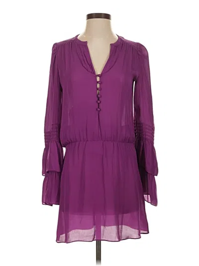 Pre-owned Parker Casual Dress In Purple