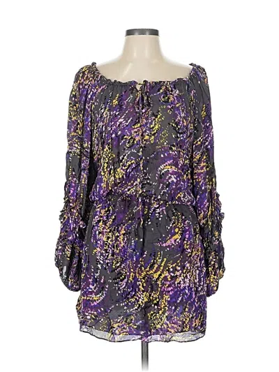 Pre-owned Parker Casual Dress In Purple