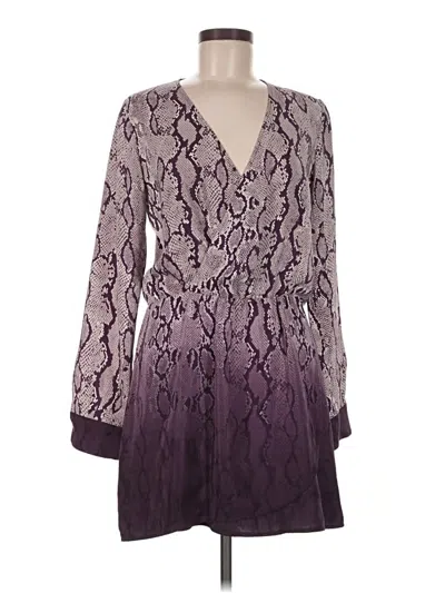 Pre-owned Parker Casual Dress In Purple