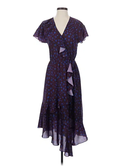 Pre-owned Parker Casual Dress In Purple