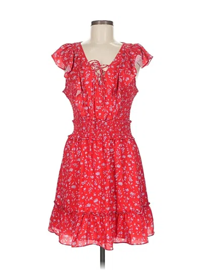 Pre-owned Parker Casual Dress In Red