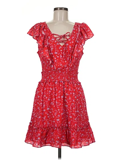 Pre-owned Parker Casual Dress In Red