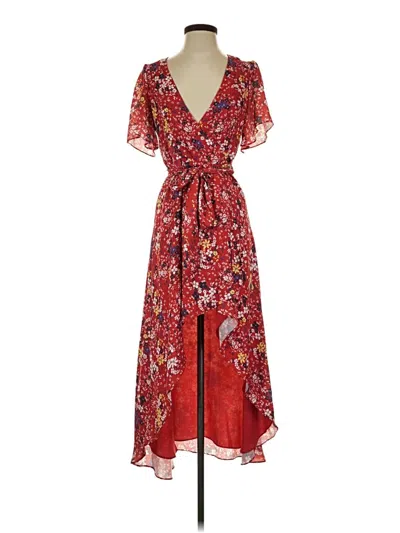 Pre-owned Parker Casual Dress In Red