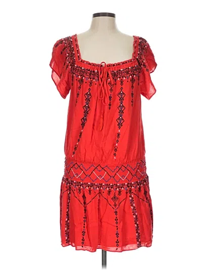 Pre-owned Parker Casual Dress In Red