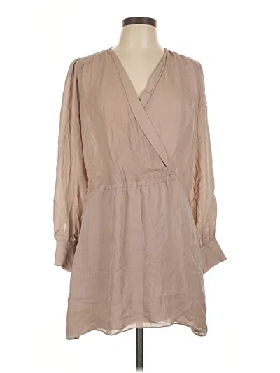 Pre-owned Parker Casual Dress In Tan