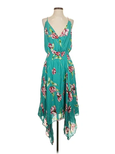 Pre-owned Parker Casual Dress In Teal
