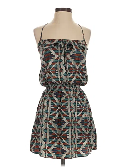 Pre-owned Parker Casual Dress In Teal