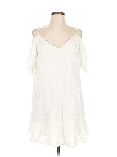 Pre-owned Parker Casual Dress In White