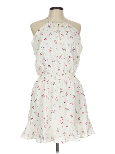 Pre-owned Parker Casual Dress In White