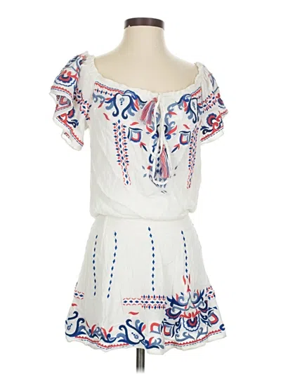 Pre-owned Parker Casual Dress In White