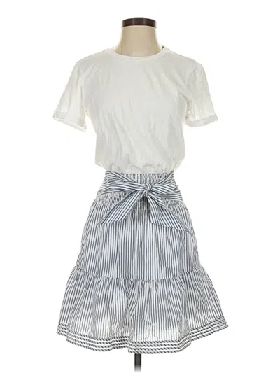Pre-owned Parker Casual Dress In White