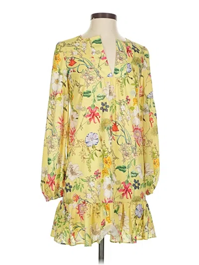 Pre-owned Parker Casual Dress In Yellow