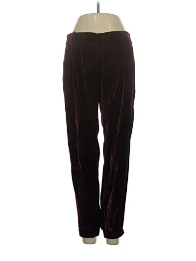 Pre-owned Parker Casual Pants In Burgundy