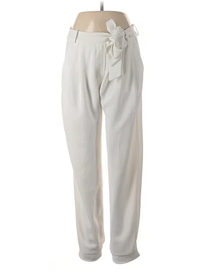 Pre-owned Parker Casual Pants In Ivory