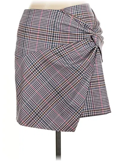 Pre-owned Parker Casual Skirt In Gray
