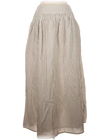 Pre-owned Parker Casual Skirt In Tan