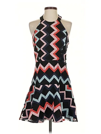 Pre-owned Parker Cocktail Dress In Black