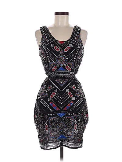 Pre-owned Parker Cocktail Dress In Black