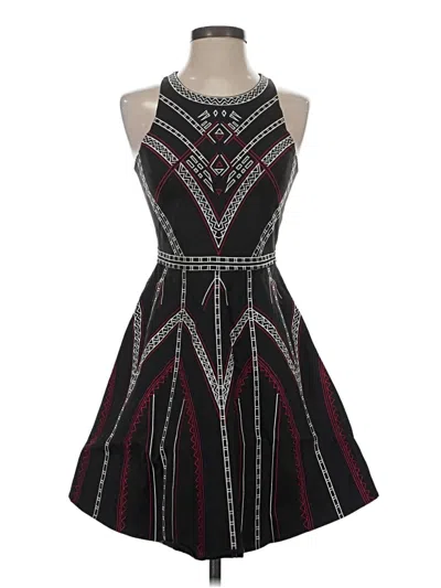 Pre-owned Parker Cocktail Dress In Black