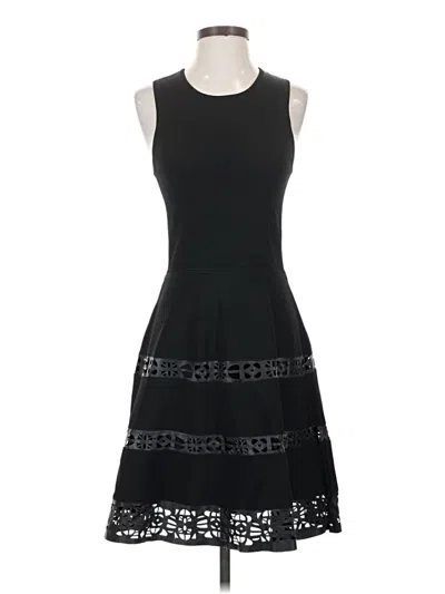 Pre-owned Parker Cocktail Dress In Black