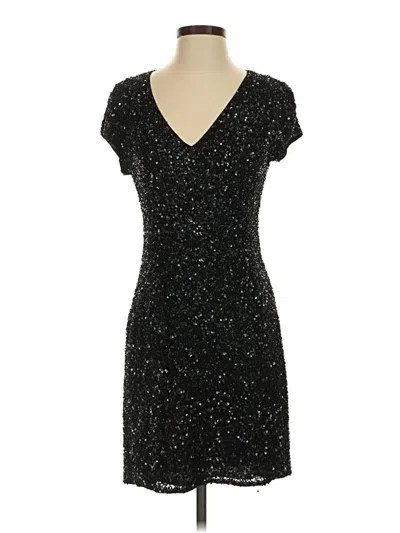 Pre-owned Parker Cocktail Dress In Black