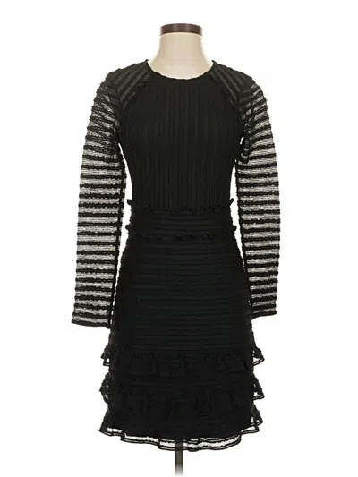 Pre-owned Parker Cocktail Dress In Black