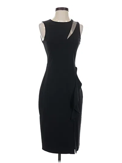 Pre-owned Parker Cocktail Dress In Black