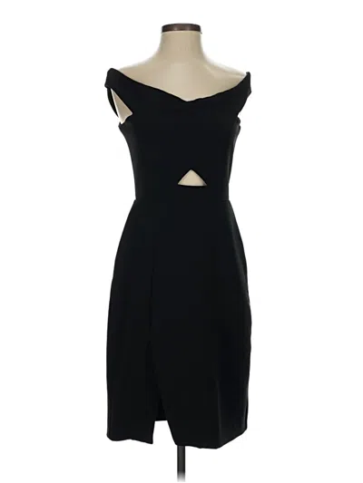 Pre-owned Parker Cocktail Dress In Black