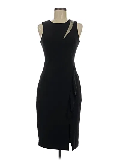 Pre-owned Parker Cocktail Dress In Black