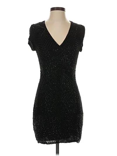 Pre-owned Parker Cocktail Dress In Black