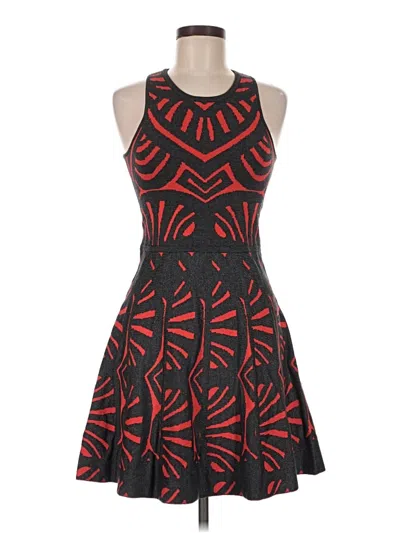 Pre-owned Parker Cocktail Dress In Black