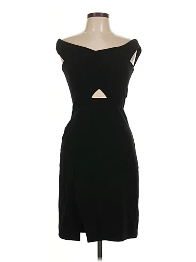 Pre-owned Parker Cocktail Dress In Black