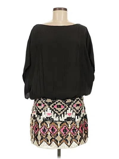 Pre-owned Parker Cocktail Dress In Black