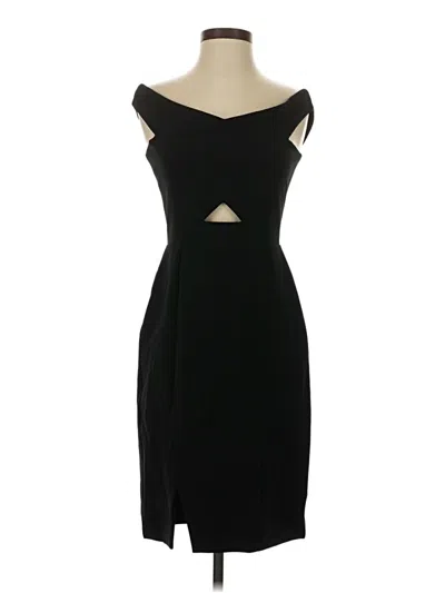 Pre-owned Parker Cocktail Dress In Black