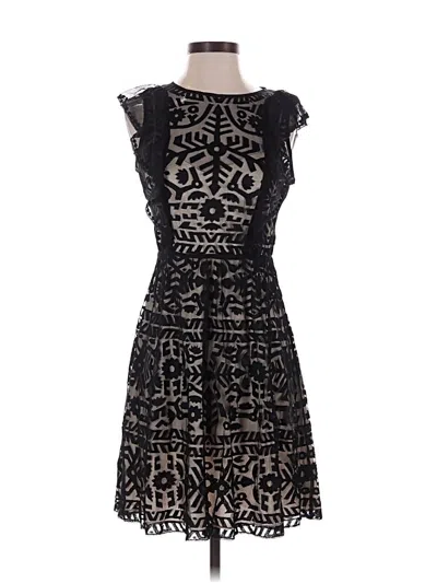 Pre-owned Parker Cocktail Dress In Black