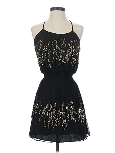 Pre-owned Parker Cocktail Dress In Black
