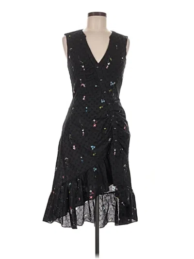Pre-owned Parker Cocktail Dress In Black