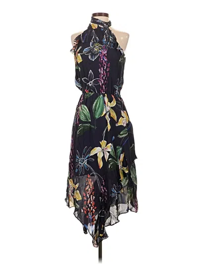 Pre-owned Parker Cocktail Dress In Black