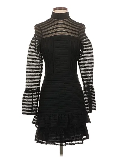 Pre-owned Parker Cocktail Dress In Black