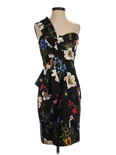 Pre-owned Parker Cocktail Dress In Black